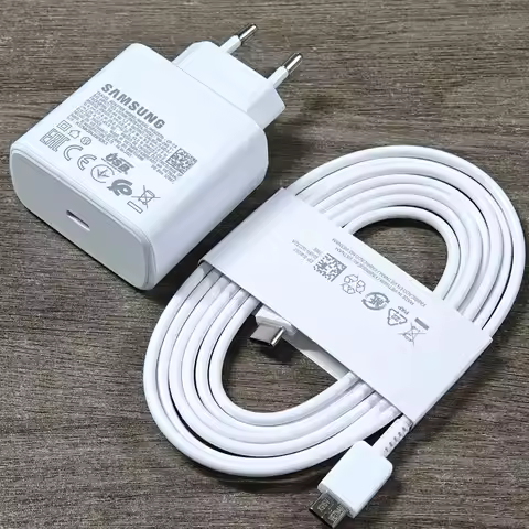For Samsung PD 45W Charger Super Fast Charge Adapter Type C Cable For Galaxy Z Flip Fold 7 6 5 4 3 2
