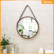 [tenlzsp9] Hanging Mirror Makeup Mirror Wall Mount for Dresser Home Farmhouse