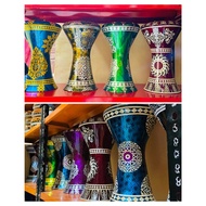 LOKAL INSTANT AVAILABLE! LOCAL DARBUKA 8 inch FULL SET. DARBUKA LOCAL DUMBUK CALTI MARAWIS