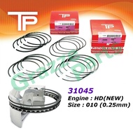 TP Piston Ring 010 (+0.25mm) Size for Perodua Kembara Daihatsu S89 31045-025