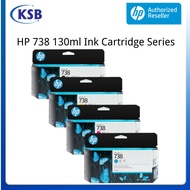 HP 738/738B 130-ml Ink Cartridge Series ( 498N5A | 498N6A | 498N7A | 498P2A )