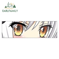 EARLFAMILY 15cm x 4.5cm High School DxD Car Sticker Hero Koneko Eye Slap Cartoon Waterproof Guitar L