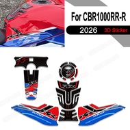2026 For HONDA CBR1000RR-R CBR1000RR R CBR 1000RR SP Fireblade Tank Pad Cap Grips Gas Fuel Knee Stic