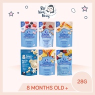 Gerber Yogurt Melts 28g ( Peach, Mixed Berry, Strawberry ) / Gerber Fruit & Veggie Melt 8+ months