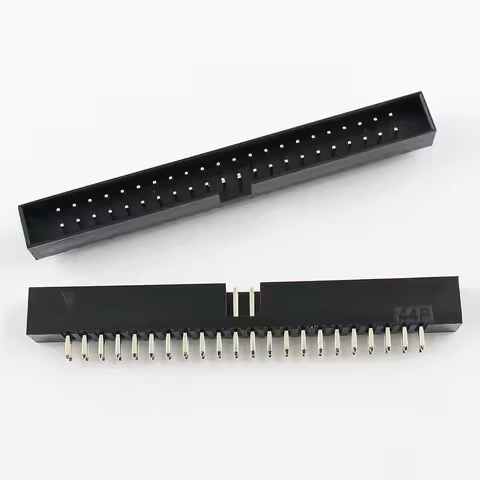 10pcs 2mm 2.0mm 2x22 Pin 44 Pin Straight Male Shrouded PCB Box header IDC Socket DC3