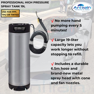 PROFESSIONAL HIGH PRESSURE SPRAY TANK 19L (USE FOR PPF TPU OR TINTED CAR PPF INSTALLATION TPU FILM A