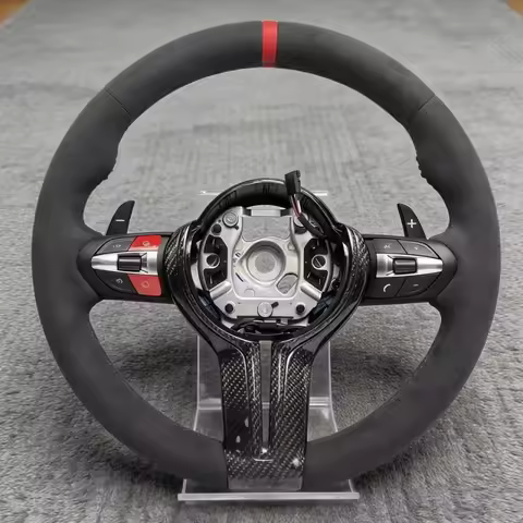 Car Steering Wheel Suede For BMW M3 M5 M6 F10 F90 F10 F20 F30 F22 F45 F40 E90 F82 F83 F48 F49 F32 F3