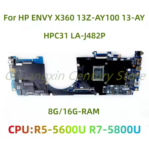 Suitable for HP ENVY X360 13Z-AY100 laptop motherboard LA-J481P LA-J482P CPU:R5-4500U/5600U R7-4700U