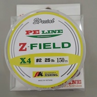 Z-FIELD X4 PE Fishing Line - 4-core braided line (4X)