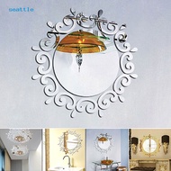 SEA_3D Mirror Effect Wall Sticker Art Decal DIY Home Office Lamp Frame Decoration