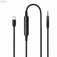 YELGIMY 2.5mm to USB C Sound Cord, With Mic Lossless Noiseless 2.5mm to Type C Cable, 4.9ft / 1.5m B