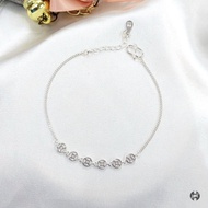 FINE SILVER 990 BRACELET B2103MONEY COIN