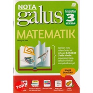 [TOPBOOKS Sasbadi] Nota Galus Matematik Tingkatan 3 KSSM (2024)