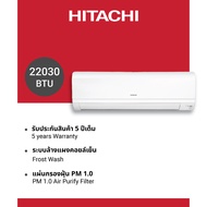 HITACHI เครื่องปรับอากาศ 3 Star Inverter Series EGAT 5 ★★ รุ่น RAC/RAK-VH24PCAST Air 22030 BTU