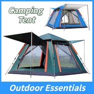 Camping Tent Family Tent 4-8 Person Outdoor Tent Automatic Double-Layer Waterproof Rainproof Tent