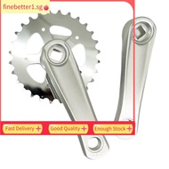 【FINE】28T 114mm Kids Bike Crankset Single Speed Crank Set Square Hole