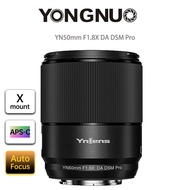 YONGNUO กล้อง YN50mm F1.8X DA DSM Proไพรม์เลนส์ APS-C กรอบอัตโนมัติสำหรับกล้องมิเรอร์เลสฟูจิ