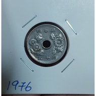 1976 50yuan japan coin vf