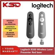 Logitech R500s Wireless Laser Presenter Red laser (Grey Color)
