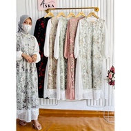 ASKA.ID - ASYRA BROKAT FLOWERS MIDIDRESS