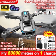 ⚡8K high -definition three camera⚡GODDESS Original Drone 1080p HD drone with camera 360° obstacle avoidance Automatic return at 8000 meters drone with camera mini Drone Drones with long range Drone with hd camera original Drone camera for vlogging