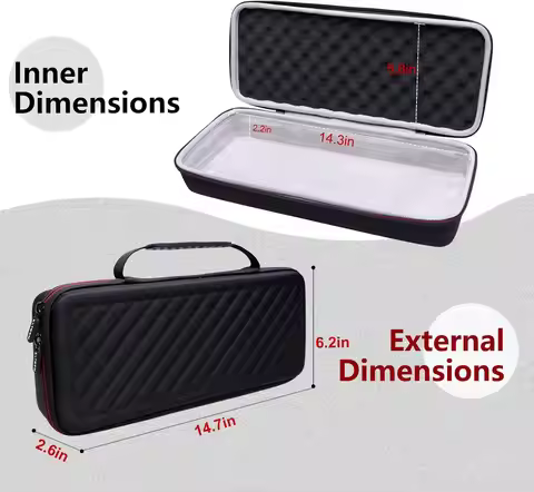 Bag DJ Controller Case LTGEM DJ Controller Case for Hercules DJControl Mix/DJControl Starlight - Har