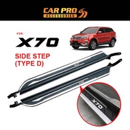 Proton X70 OEM Side Step TYPE 'D' Running Board Side Step - Can Installation