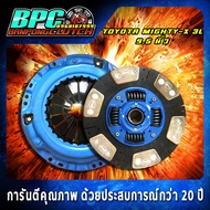 แผ่นคลัทช์ HILUX MIGHTY-X / 3L 5L / TIGER D4D ถ่านทองแดงล้วน 12 ก้อน ขนาด 9.5 นิ้ว 21 ฟันเฟือง รูใน