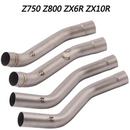 Slip-on Mid Pipe Link for Z750/Z800/ZX6R/ZX10R Motorcycle Exhaust Middle Pipe Link Tube