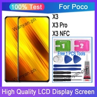 Original LCD For Poco X3 / Poco X3 Pro LCD Display Touch Screen Digitizer For Poco X3 NFC LCD With F