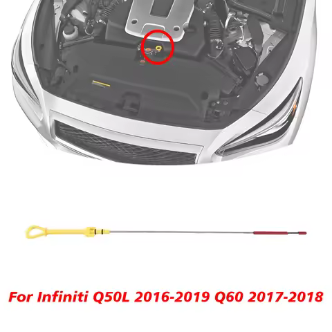 580mm Engine Oil Level Indicator Dipstick for Infiniti Q50L 2.0T 2016-2019 Q60 2017-2018 Replaces 11