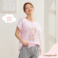 Young Hearts Young Curves Time for a Cat Nap Sleep Set C01-S01194
