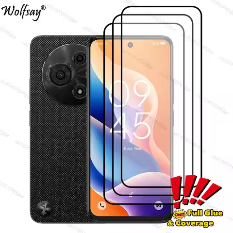 Full Cover Glue Screen Protector For TCL 605 Tempered Glass For TCL 605 Transparent Protective Glass