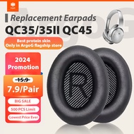 Replacement Earpads For Bose QC25/35 QC45 High Quality Sponge Pad For Silent Headphone Replacement 35 &amp; 35 Ii