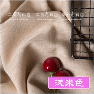 More than Color Slub Linen Linen Cotton Linen Fabric Clothing Skirt Pants Fabric Summer Thin Linen S