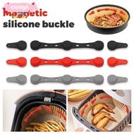 ELO11 Air Fryer Magnetic Silicone Buckle, Reusable Fixation Device Oven Liner, High Temperature Remo