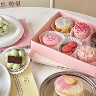 [Macaron Packaging Box] Korean Transparent Dessert Box Dakwaz Madeleine Fernancier Packaging Box Fat