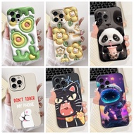 For iPhone 12 12Pro Max iPhone13 Pro Max 12mini Case Newest Cartoon Avocado flower Pattern Silicone Soft Back Cover for iPhone12 13 PRO MAX Phone Casing