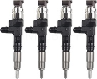 1J770-53075 1J77053075 Common Rail Diesel Fuel Injector 4-Pack for Kubota V3307 Engine M6060HDC M606
