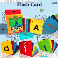 Flash Card Untuk Bayi &amp; Kanak-Kanak | Huruf Hijaiyah | Huruf Besar Kecil | Nombor | Flash Felt | Latihan Mengenal Huruf