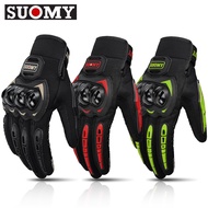 SUOMY Motorcycle Gloves Summer Men Breathable Full Finger Motocross Racing Gloves Moto Biker Riding Glove Motorcycle Accessories