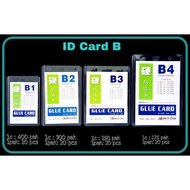 ID CARD NAME SEMINAR PLASTICTAG 10 CM X 6.5CM PLASTIC SIGNATURE B1 A1/ B2/ A2/ A3/ B3/ B4 NAME HOLDE