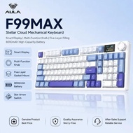 AULA F99MAX Mechanical Keyboard Wireless RGB Hot-Swappable 8000mAh Battery for Gaming Desktop PC Lap