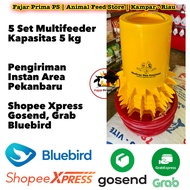 5 sets of Multifeeder 5 kg Chicken Ration Container or Chicken Feed Container