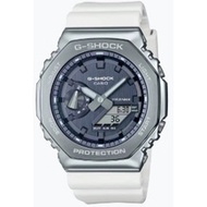 g**s*hock GM-2100 White Blue Gm2100 Fine Steel Sports Watch GM 2100b-3a fashion resin strap p354