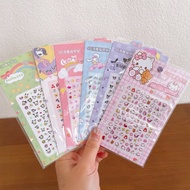 5D Embossed Nail Stickers with Sanrio & Friends Characters 5D Nail Art Sticker Relief/