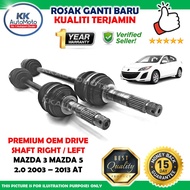 Mazda 3 Mazda 5 2.0 2003 - 2013 AT 1 Year Warranty Premium OEM Drive Shaft Auto AT Right Kanan Long 