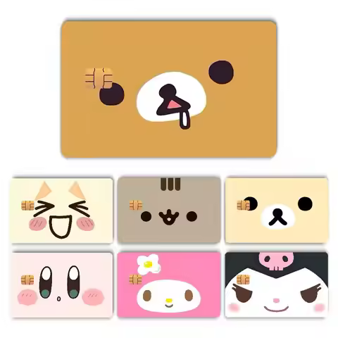Kawaii Stuff Credit Debit Card Film Skin Sticker Credit Card Skin Stickers For Bank Card Bus Metro C