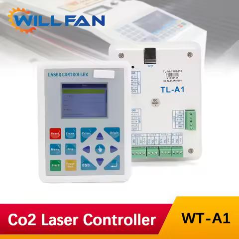 Will Fan Topwisdom TL-A1 Laser Controller System Mainboard For K40 9060 6040 CNC Co2 Engraving Cutti