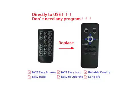 Remote Control For Clarion RCB-147 RCB-111 VRX8271 MAX2256 RCB-147-200 DXZ925 DXZ935 DXZ938R VX709B 